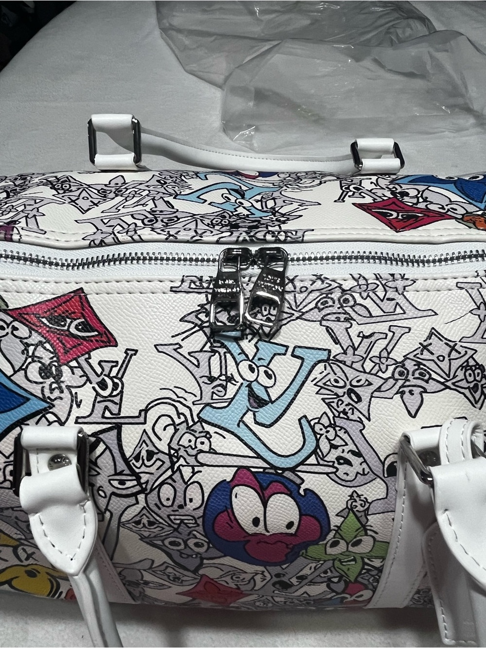 💥 Louis. Vuitton. Comics Keepall. Carry On Large Duffle limited Edition Bag - Picture 11 of 16